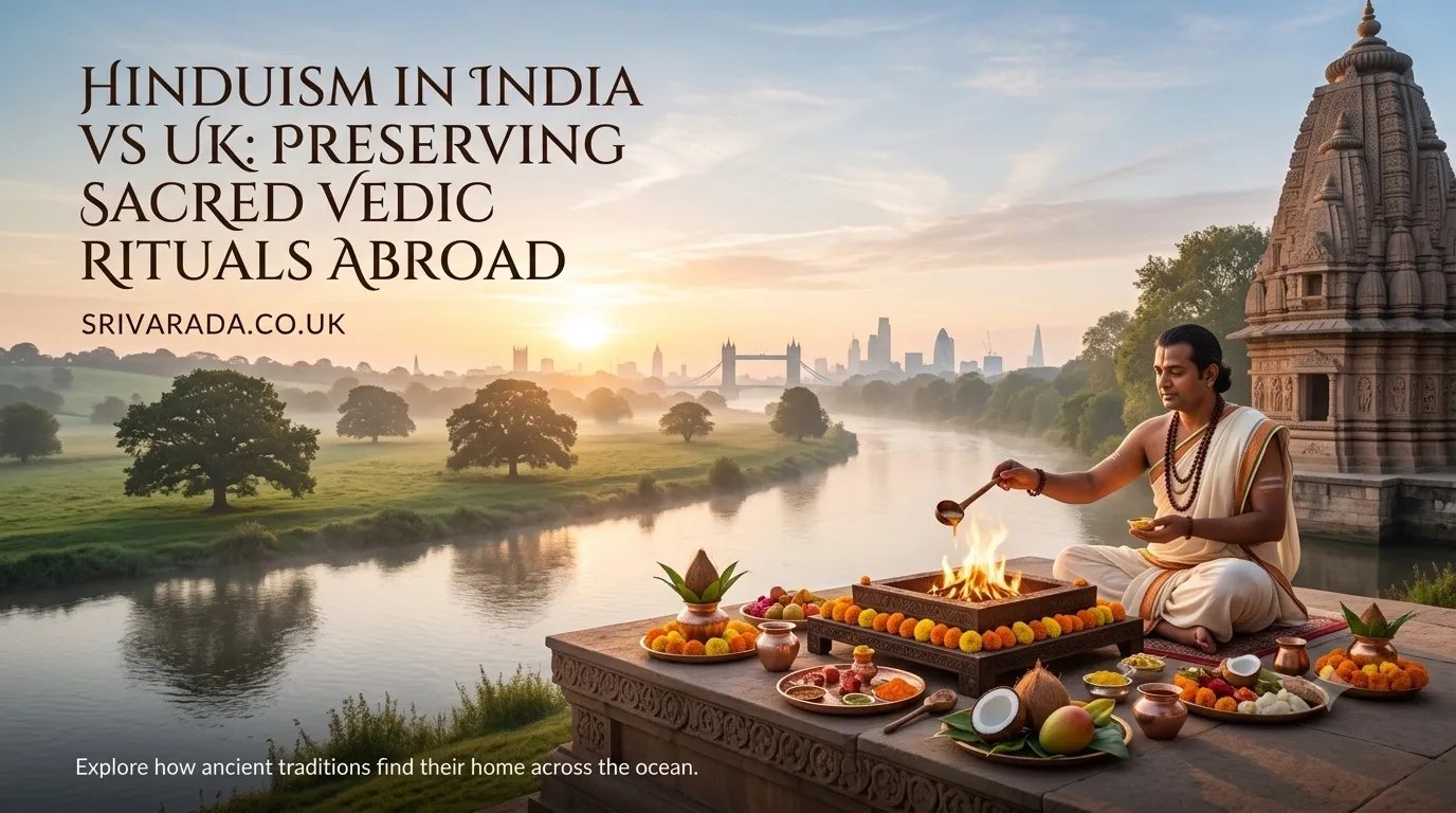 Hinduism in India vs UK: Preserving Sacred Vedic Rituals Abroad
